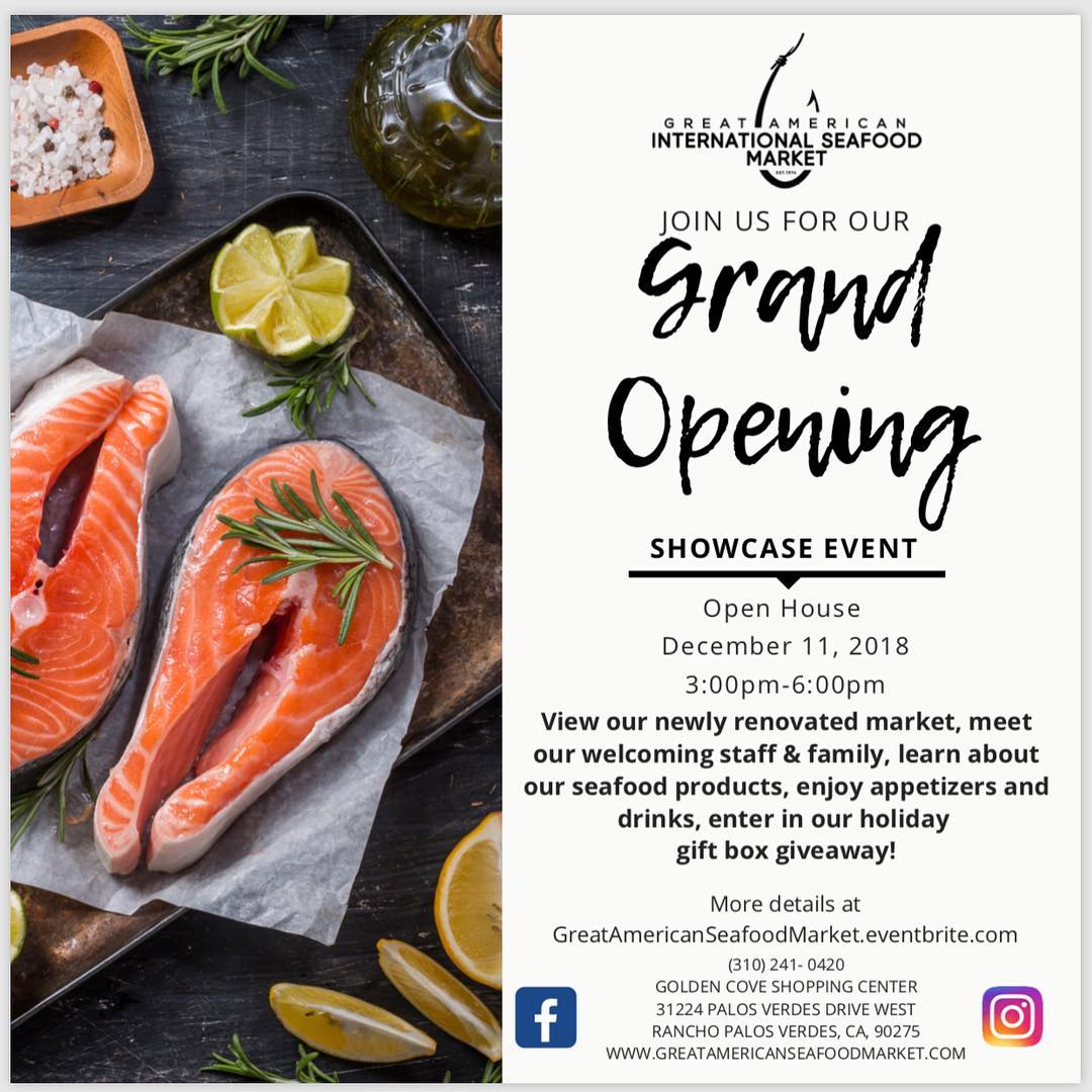 Great American International Seafood Market - Grand Opening