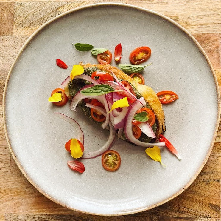 Anchovy Pumpkin Pesto (Dairy Free) on Toast - Donostia Foods