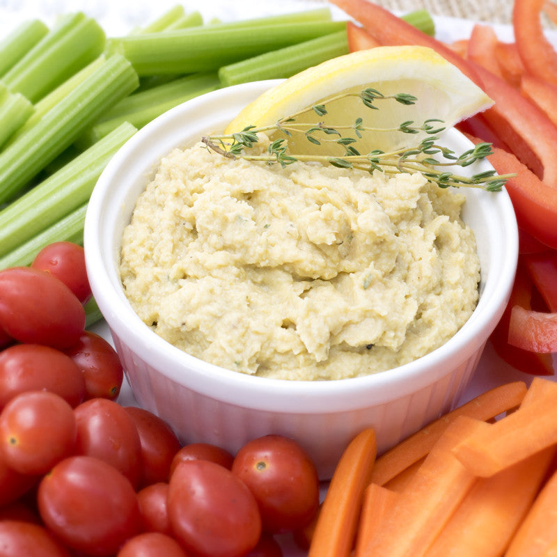 Artichoke & Olive Dip. Or Hummus. Whichever.