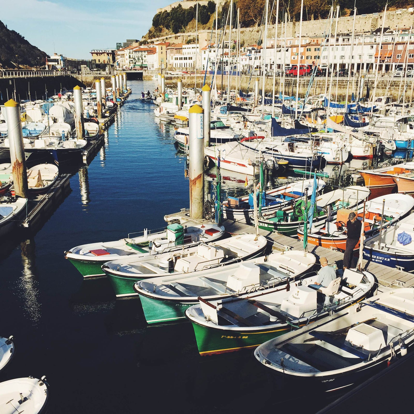 Boats in Donostia-San Sebastián