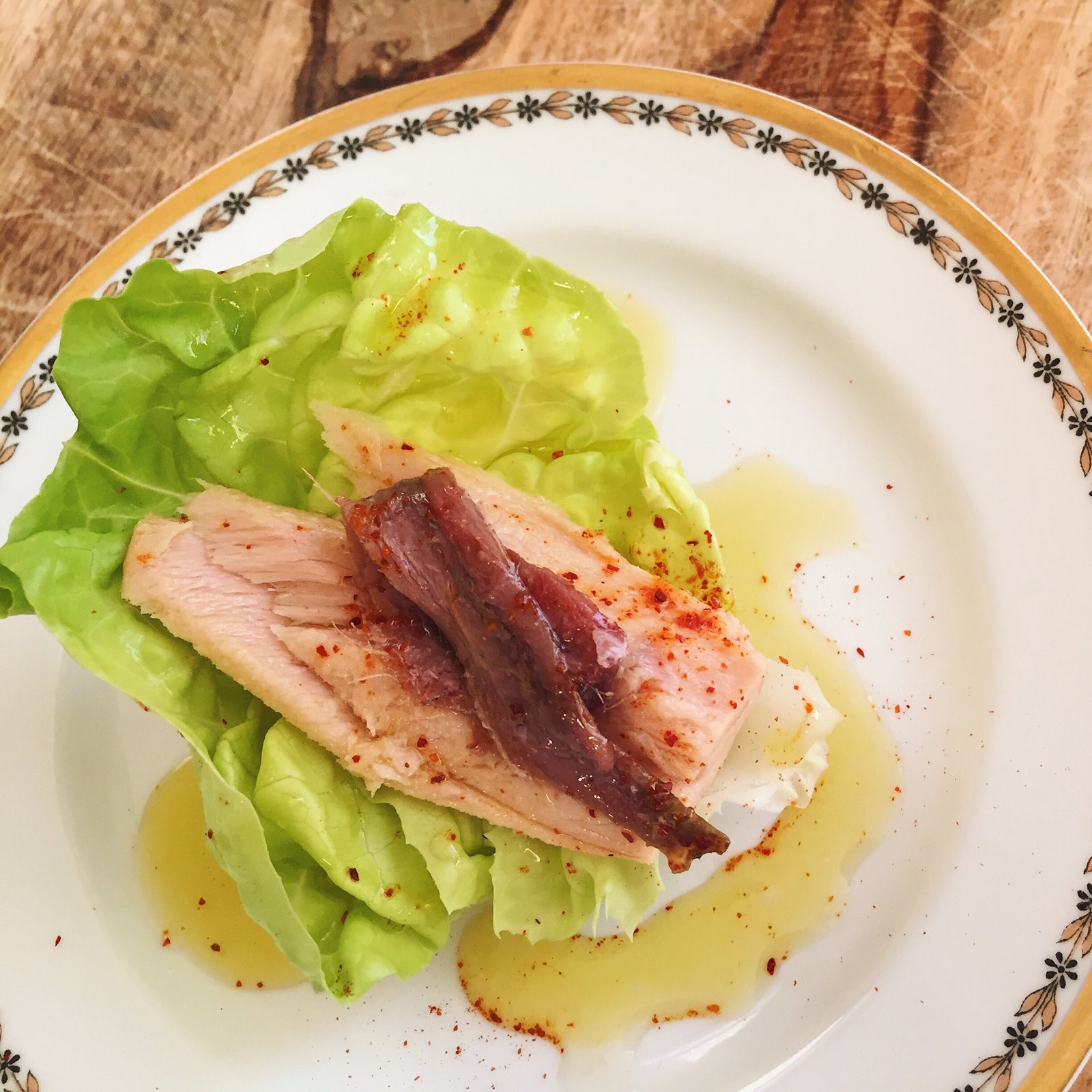 Bonito del Norte tuna and Cantabrian anchovies montadito