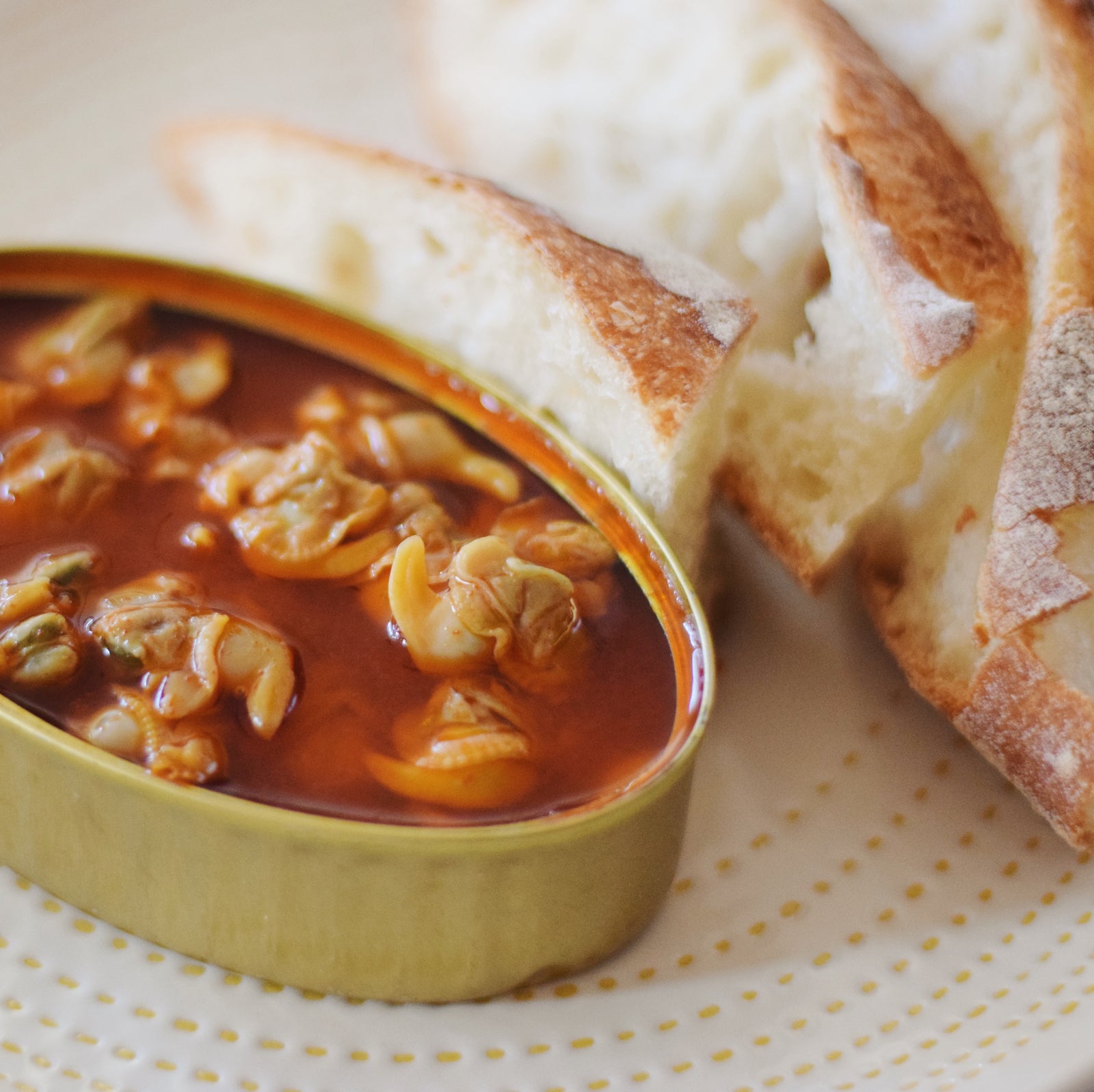 Dressed berberechos - tinned cockles