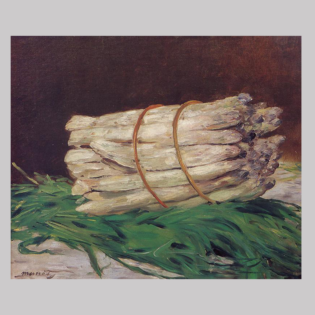 A Bunch of Asparagus - Eduoard Manet - 1880