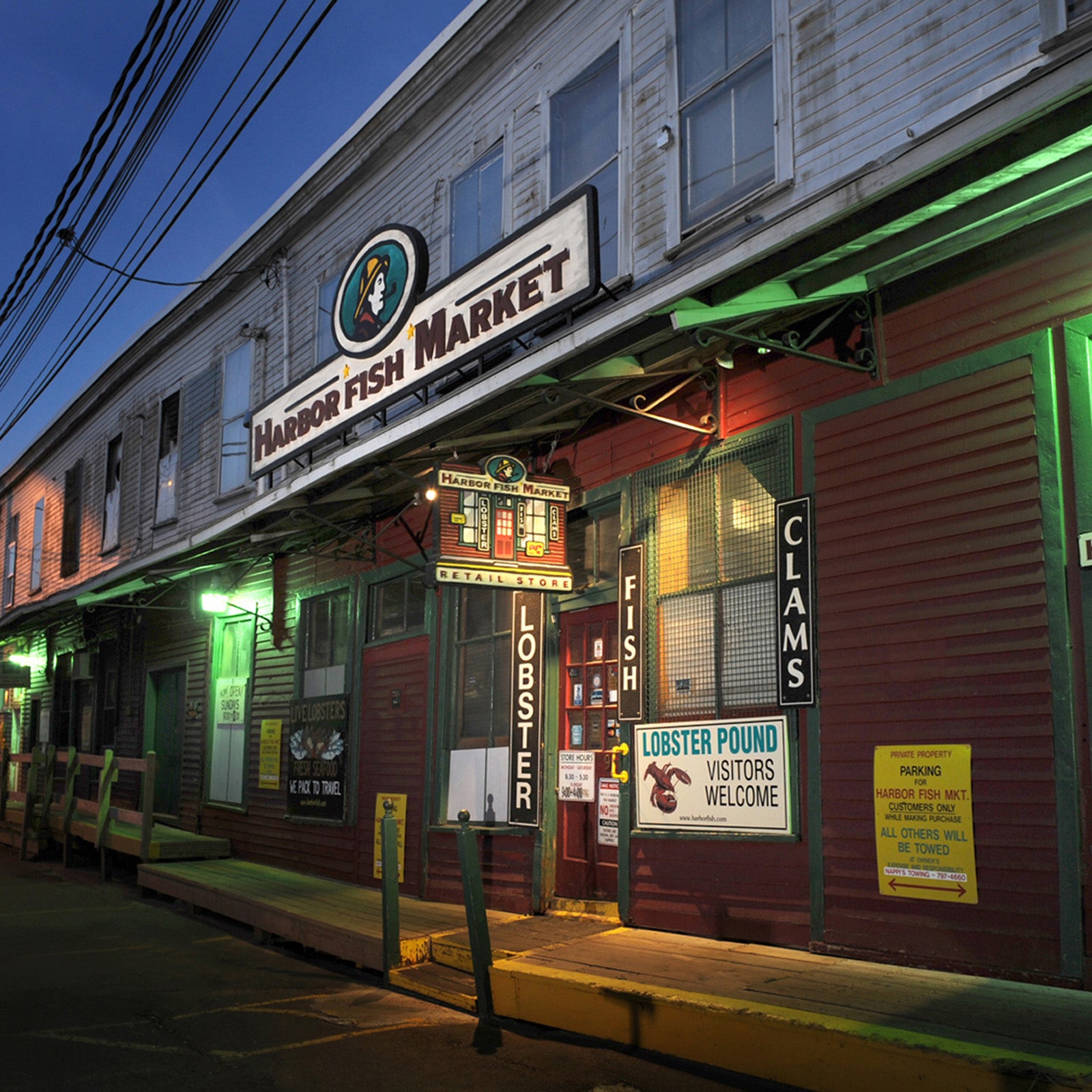 Harbor Fish Market at Dawn