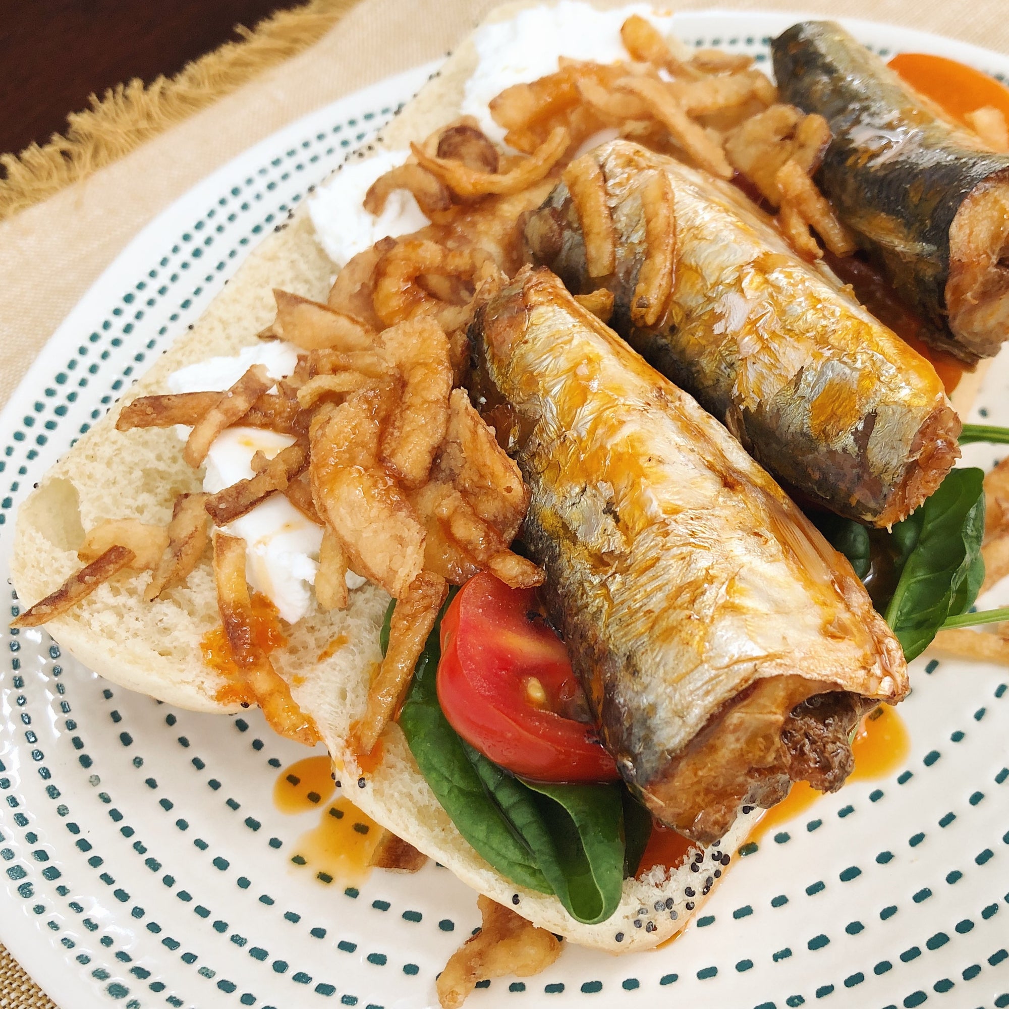 Sardines in Escabeche Sandwich - Donostia Foods