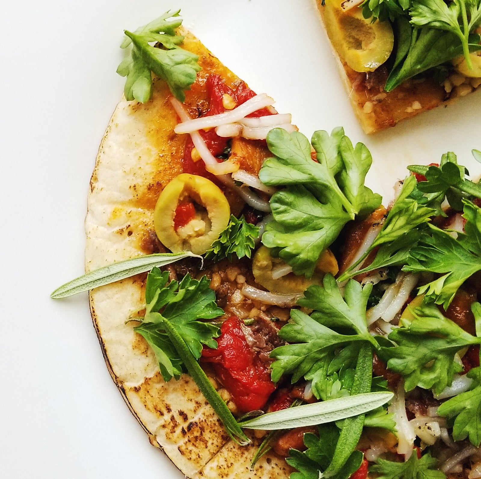 Squid in American Sauce Flatbread - Calamares Salsa Americana - Chef Andy Suarez - Donostia Foods