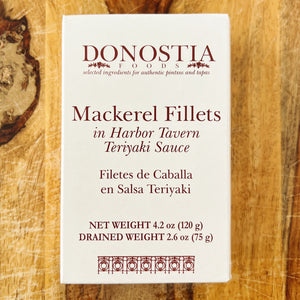 Mackerel Fillets in Harbor Tavern Teriyaki Sauce