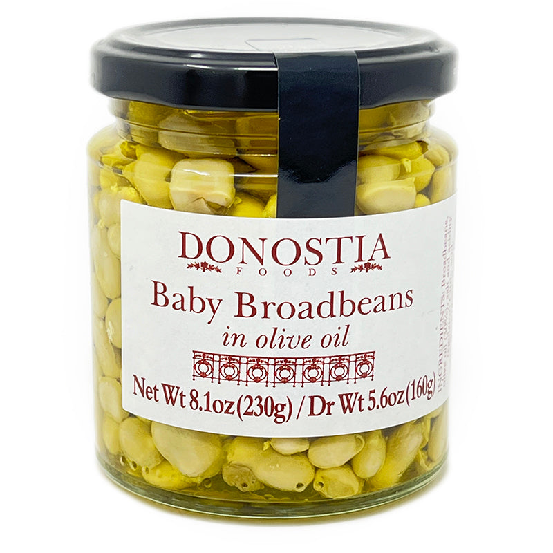 Baby Broad Beans in Olive Oil - Habitas - Donostia Foods