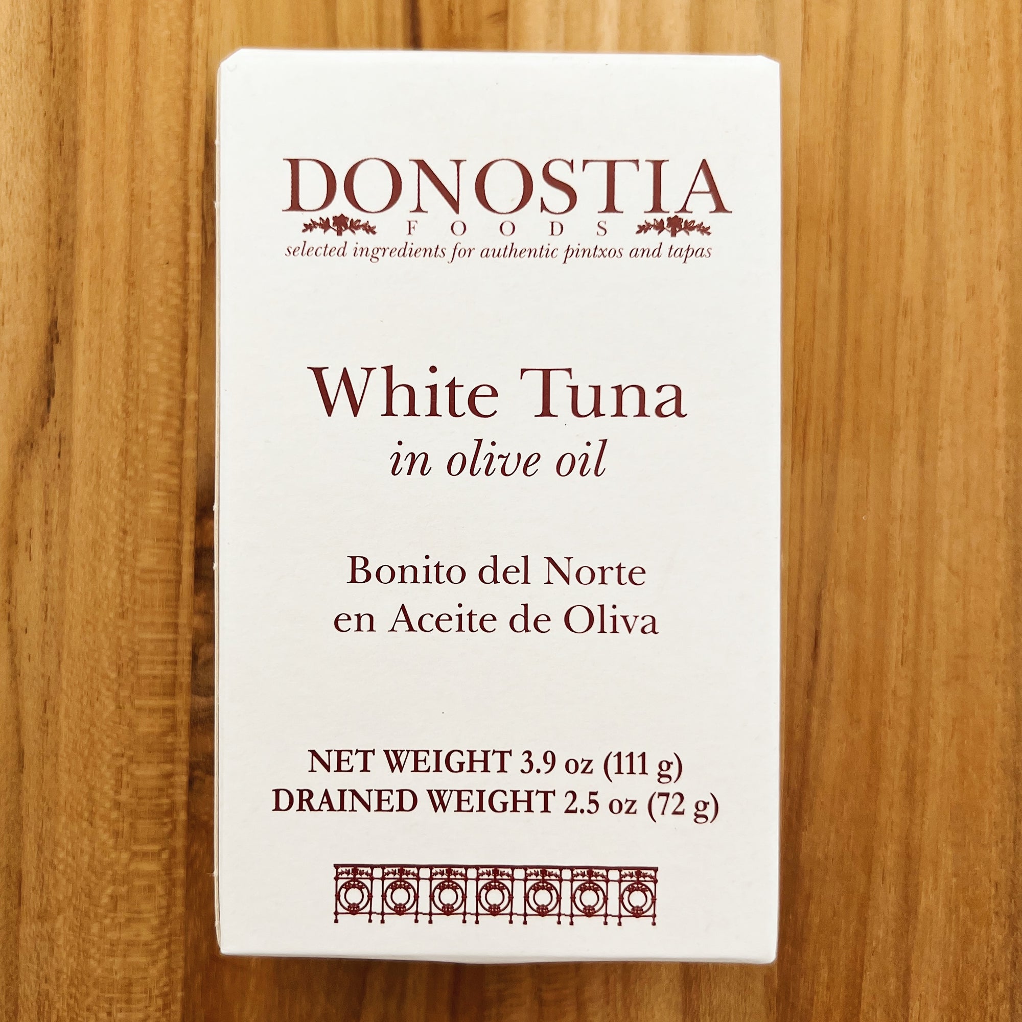 Cartonette - Bonito del Norte tuna in olive oil - Donostia Foods