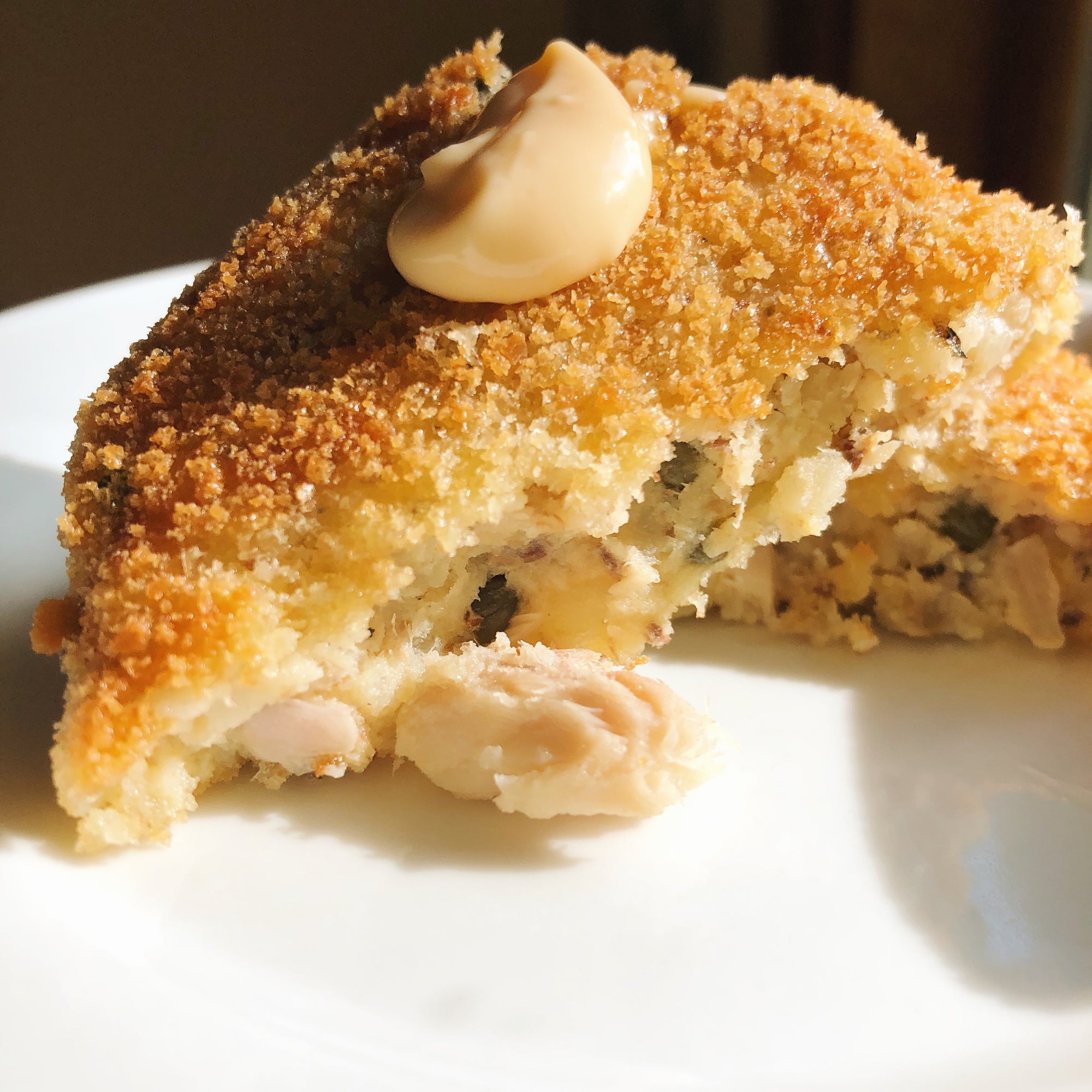 Crispy Sardine Cake with Escabech Aioli 2 - Donostia Foods