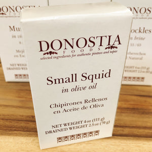 Donostia Foods Small Squid in Olive Oil - Chipirones