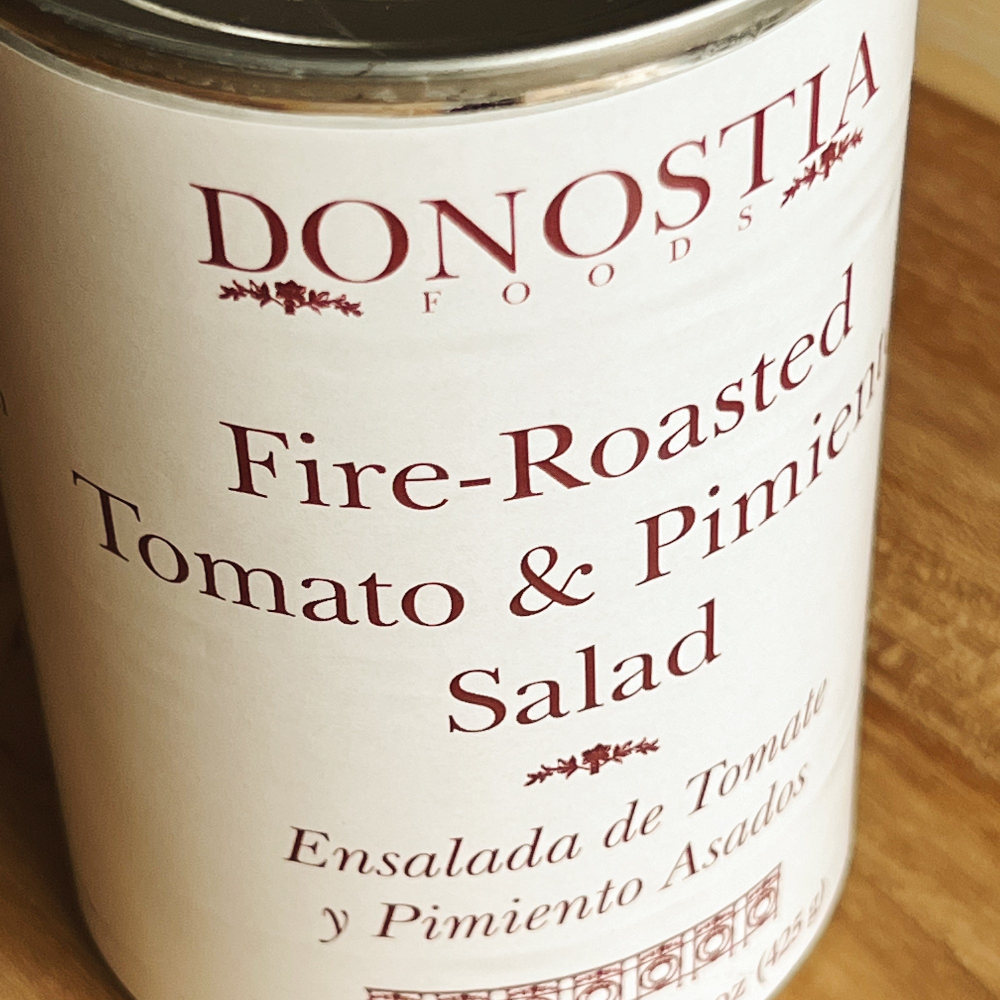 Fire-roasted tomato and pimiento salad tin - Donostia Foods