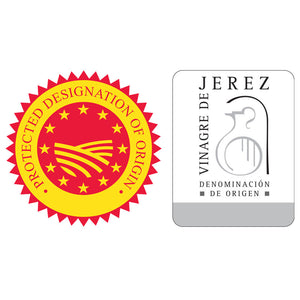 Gran Reserva Sherry Vinegar AOP Designation of Origin seals - Donostia Foods