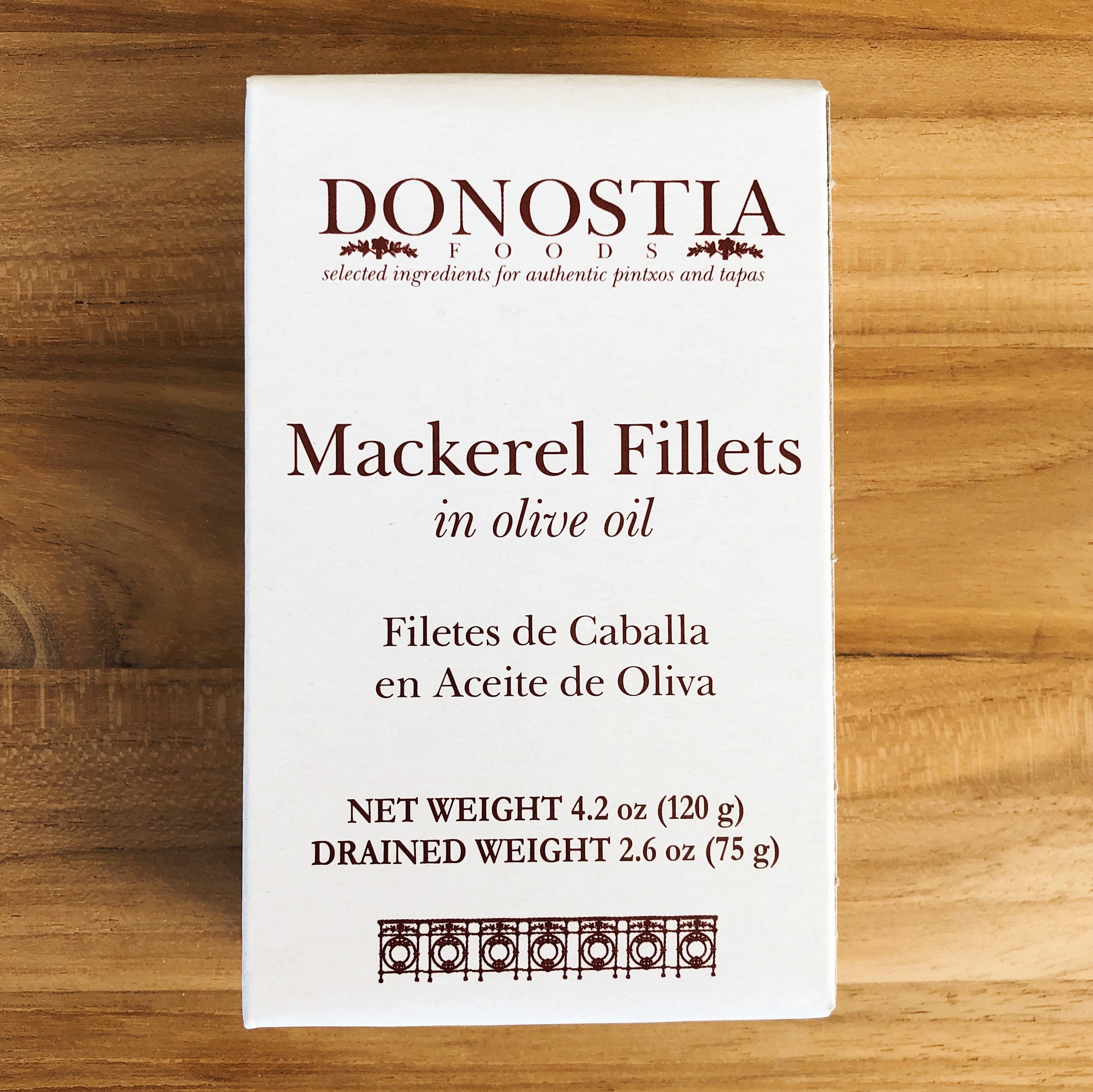 Mackerel in Olive Oil - Filetes de Caballa en Aceite de Oliva - Donostia  Foods
