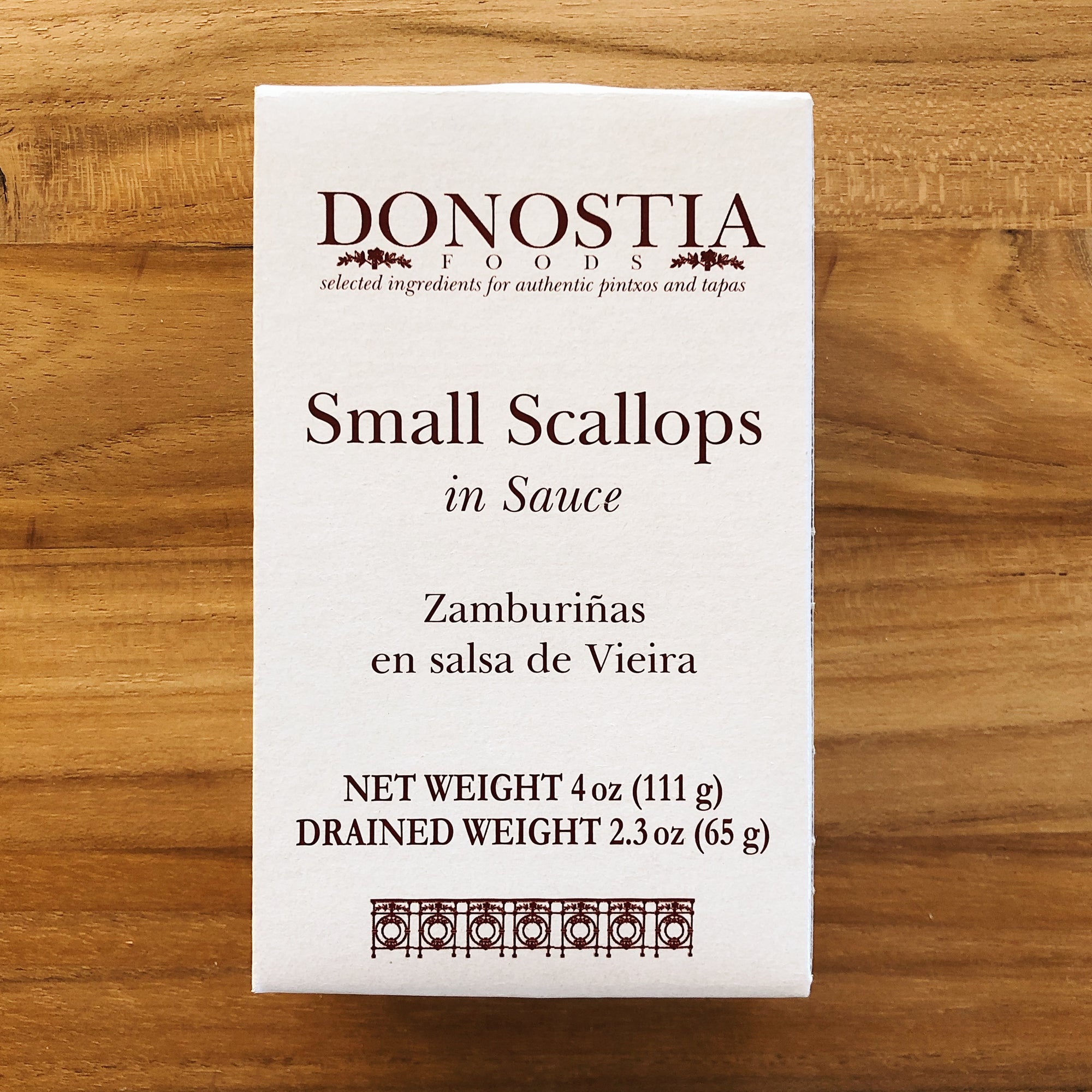 Zamburinas en salsa - small scallops in sauce - Donostia Foods