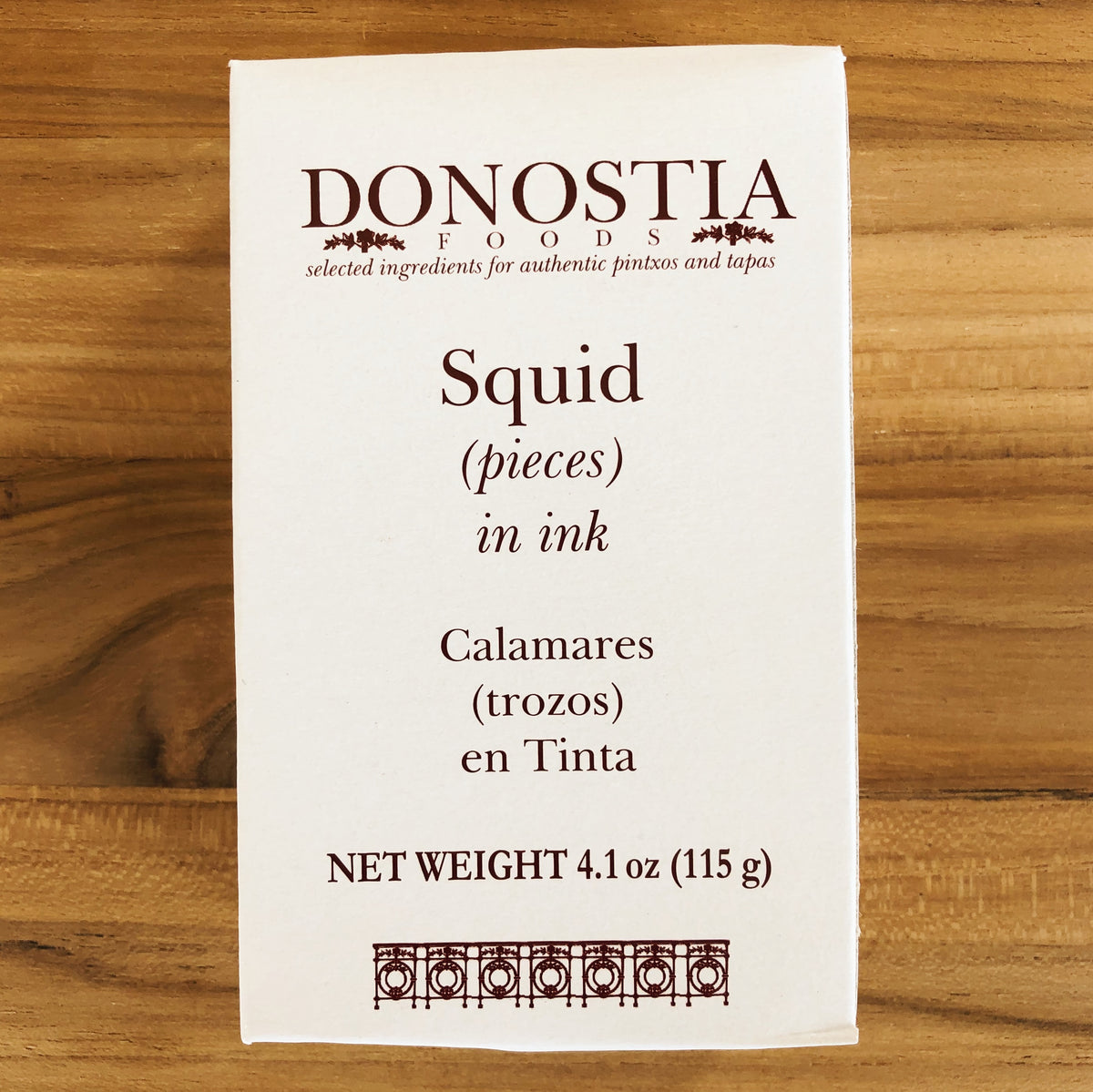 Squid in Ink (Calamares en Ink) - Donostia Foods